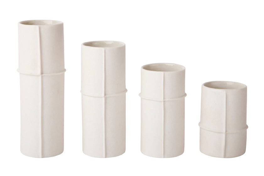 Raw Bud Vase Set of 4